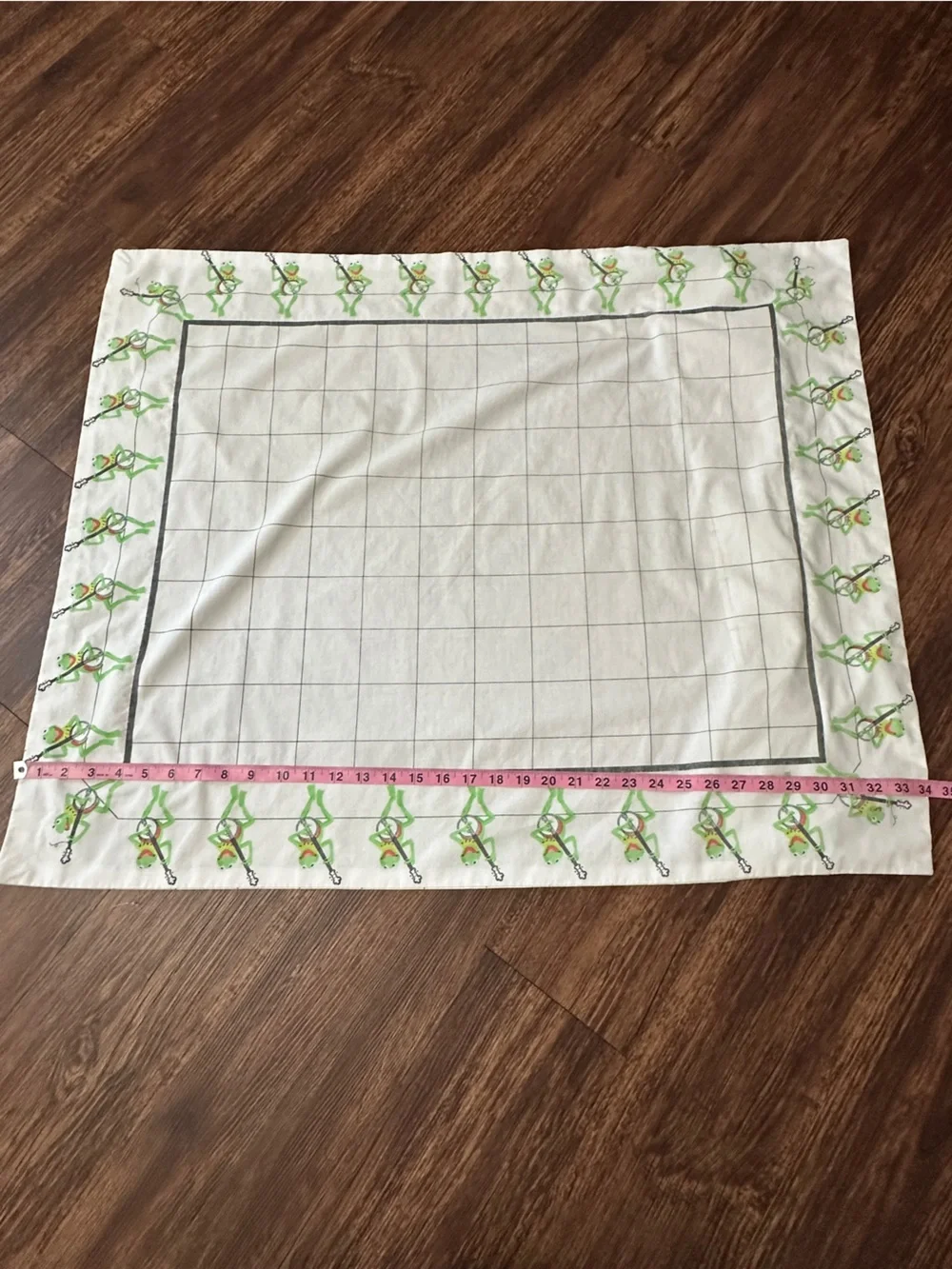 Jim Henson Kermit T Frog Pillowcase Vintage Standard Sham Banjo 🐸
